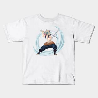 Beast Sword Boy Half-Masked Kids T-Shirt